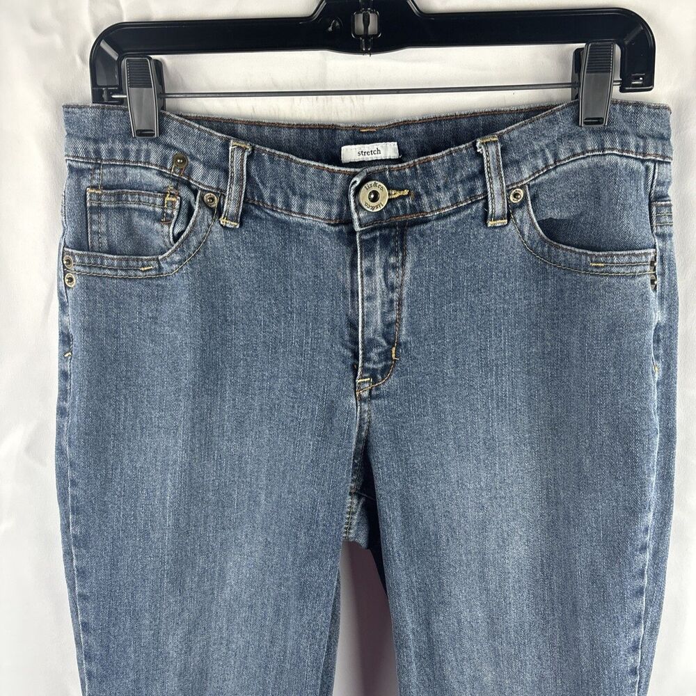 Liz & Co Women's Jeans Size 10 Stretch Blue 32" Waist - Picture 2 of 15
